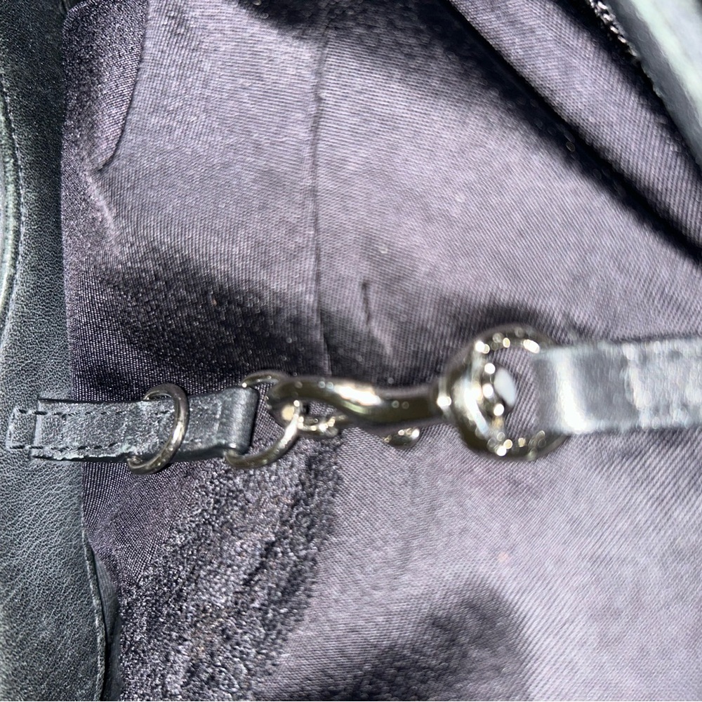 Coach Black and Gray Patterned Tote - Picture 5 of 12